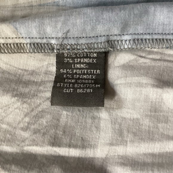 Donna Ricco woman’s blue and gray Hawaiian print dress size 6 adorable~pockets - Picture 10 of 11